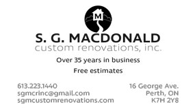 S.G. MacDonald Custom Renovations